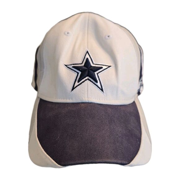 Dallas Cowboys Hat Cap Fitted Adult One Size Blue White Reebok Football Mens A0 - Picture 1 of 7